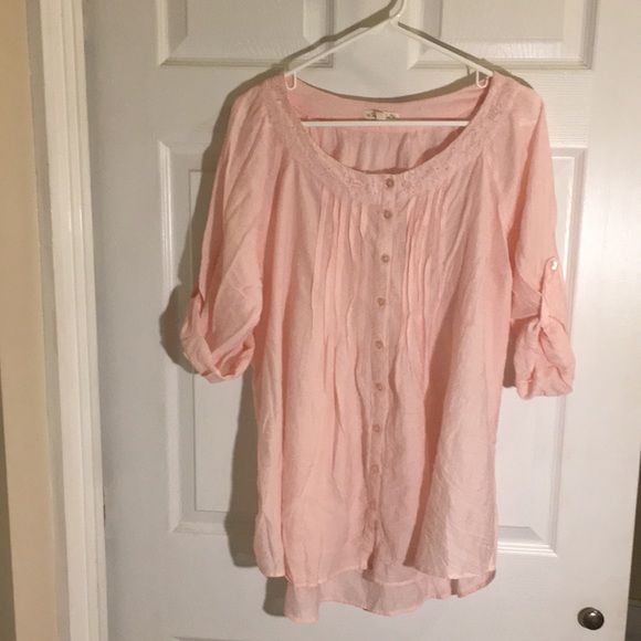 Hola Orchard Tops - 3/$20 Hola Orchard Oversized Tunic Top L